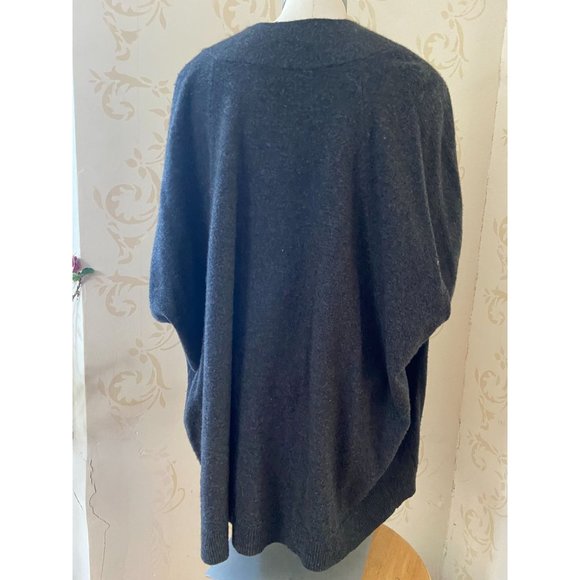 Ladies Large Vince Cashmere Blend Gray Sweater - Picture 4 of 4